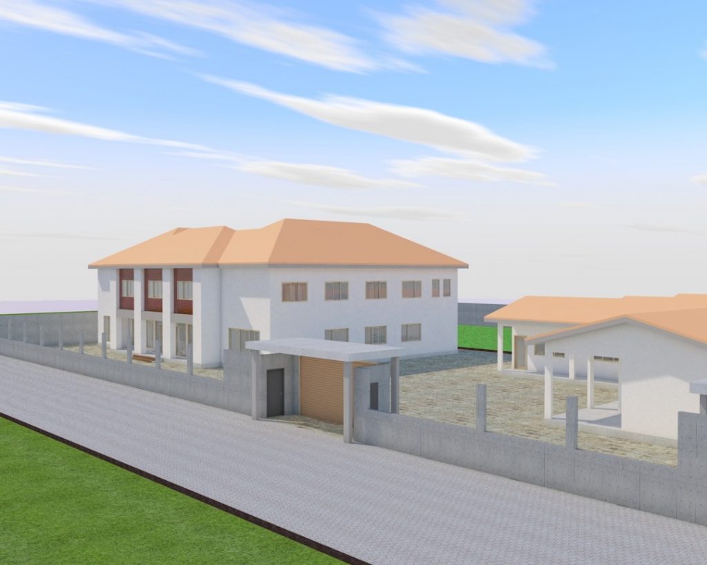 Engineer Sketch of Residential Vocational Shelter