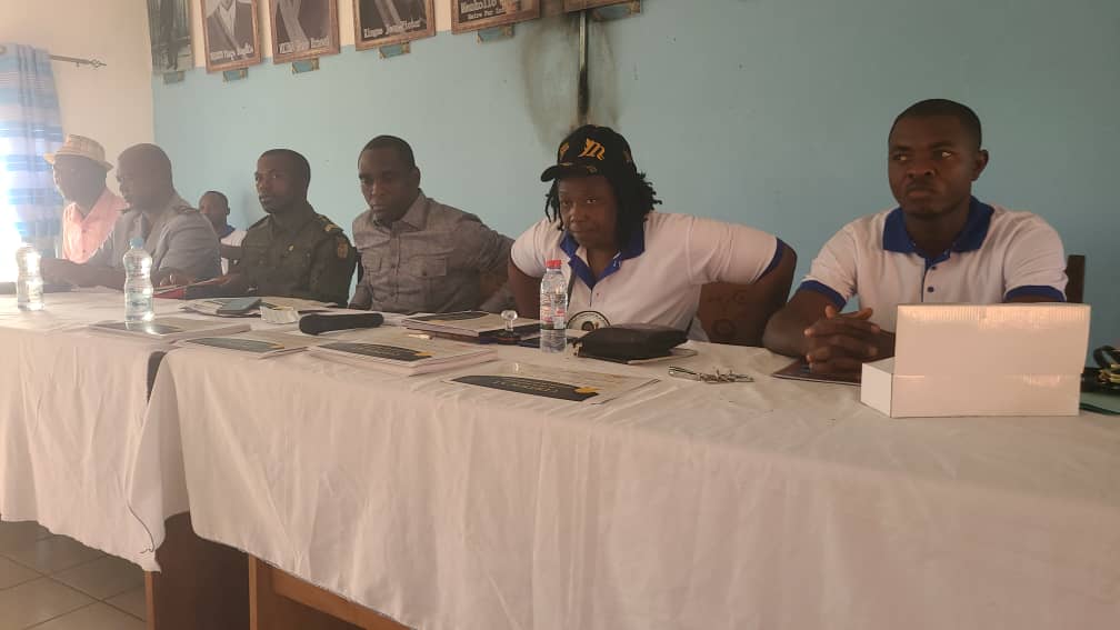 Board at the community of Nkondjock